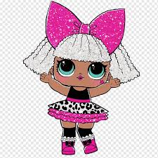 Maybe you would like to learn more about one of these? Girl With Pink Ribbon Illustration L O L Surprise Glitter Series Doll Coloring Book Toy Doll White Child Textile Png Pngwing