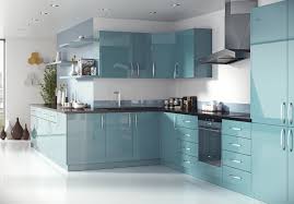 Mirror Gloss Marmara Blue Kitchen Design Color Blue Kitchen Designs Kitchen Room Design
