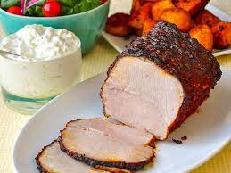 If you'd rather avoid processed meats, try this recipe for roasted pork tenderloin. Souvlaki Roast Pork Loin With Lemon Oregano Tzatziki Rock Recipes