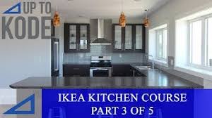 When you've mounted sektion suspension rail to the wall, all you have to do is attach your kitchen cabinets. Ikea Kitchen Cabinet Course Part 3 Of 5 Installing Ikea Rails Custom Filler Panels Youtube