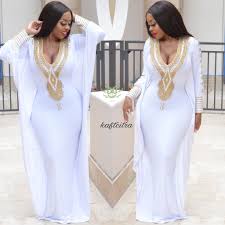 Zoya Kaftan Dress White Color Kaftan Dress African Fashion Dresses Dresses
