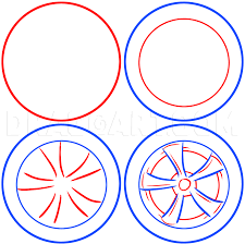 We make car blueprints, auto line vector drawings and diagram templates for design. How To Draw Tires Step By Step Drawing Guide By Dawn Dragoart Com