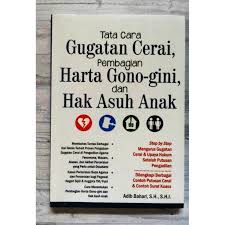 Sepanjang dari surat gugatan, tidak ada menyangkut masalah harta gono gini, imbuhnya. Tata Cara Gugatan Cerai Pembagian Harta Gono Gini Dan Hak Asuh Anak Shopee Indonesia