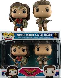 Wonder Woman Steve Trevor Funko Pop Vinyl Figure 2 Pack Popcultcha Vinyl Figures Pop Vinyl Figures Pop Custom