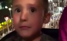 Frightening video shows dad rescuing his son when rollercoaster...