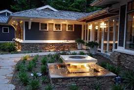 Aqlighting On Twitter Modern Outdoor Patio Modern Front Yard Front Yard Lighting