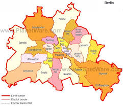Berlin The City And Its Districts Map Tourist Attractions Tourist Attraction Tourist Berlin