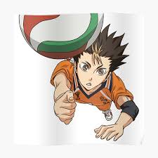 18+ shimeji haikyuu kageyama images. Haikyuu Nishinoya And Asahi Christmas Poster By H0llydays Redbubble