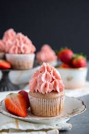 Fresh strawberries, rinsed, dried, and stemmed. Very Strawberry Cupcakes Wild Wild Whisk