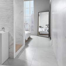 Belvedere Bianco 30x30 Marble Look Porcelain Tile Best Bathroom Designs Modern Tiles Bathroom Inspiration