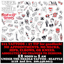 Pin By Elated Soup On Under The Needle Friday The 13th Tattoo 13 Tattoos Tattoos