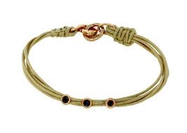Black And Gold Bracelet 18k Rose Gold Bracelet With Black Diamonds Cotton Thread Gold Bracelet Solid Gold Bracelet Hand Solid Gold Bracelet Rose Gold Bracelet Gold Bracelet