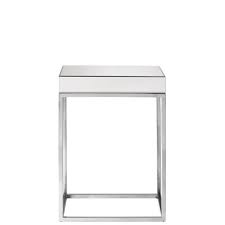 Wählen sie die kategorie aus, in der sie suchen möchten. Moderner Beistelltisch Oder Nachttisch Mit Zartem Chromrahmen Und Verspiegelter Tischplatte