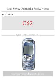 Cable unlock siemens c55, s55, a55 & sl55. Siemens C62 Service Manual Pdf Download Manualslib