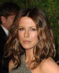 Kate Beckinsale How To Darken Hair Middle Hair Wavy Hairstyles Medium