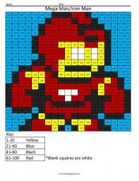 Hulk subtraction coloring squared subtraction math facts. Mega Man Superheroes Coloring Squared Superhero Math Superhero Coloring Math Coloring