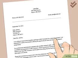 How to write an application letter for apprenticeship? 5 Ways To Write A Cover Letter Wikihow