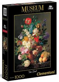 clementoni museum 1000 piece puzzle van dael s vaso di fiori jigsaw puzzles art fine art puzzles jigsaw puzzles