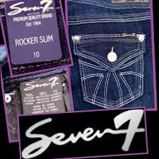 Seven Jeans In Dark Wash Rocker Slim Size 10 Nwt