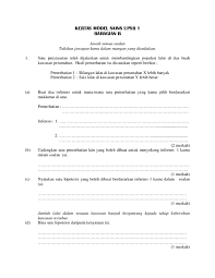 Kereta api khususnya daop iv. Pdf Kertas Model Sains Upsr 1 Bahagian B Mem Mm Academia Edu