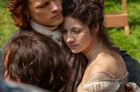 What?? New behind the scenes pics of Caitríona Balfe and Same Heughan on  the set of Outlander for Season 1 Episode 7 'The Wedding'. From Starz: “I  know you've watched “The Wedding”