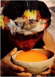 La mujer cocina la yuca hasta que pueda ser masticada. Chicha De Yuca Origen