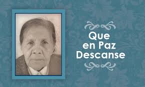 Defunción] Falleció Sra. Epifania Castillo Garces Q.E.P.D