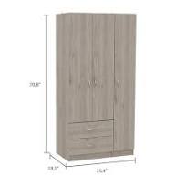Penjualan Langsung Pabrikan Cina Desain Lemari Pakaian Minimalis Kreatif  Modern untuk Penyimpanan Kamar Tidur 3