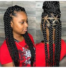 Ghanaian Hairstyles On Instagram Havana Twist Braids Handsnheartss Follow Coiffure Africaine Cheveux Naturel Model De Coiffure Africaine Coiffure