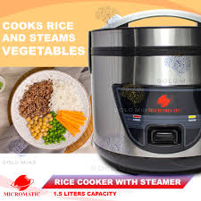 With this appliance, you can deliver hot, hearty and healthy meals the entire family can enjoy. Buy Micromatic Rice Cookers Online Lazada Com Ph