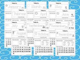 View our 2021 & 2022. 12 Printable Preschool Calendar Worksheet Pages Month Day Date Weather