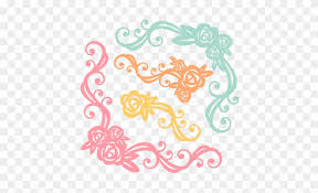 Download Flower Flourishes Svg Scrapbook Cut File Cute Clipart Clipart Flowers For Cricut Free Transparent Png Clipart Images Download