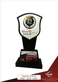 Blooming Flower Customizable Wooden Award Wooden Award Trophy Design Acrylic Trophy