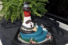 Barnegat Bay Lighthouse Themed Birthday Cake Birthday Cake Cake Themed Birthday Cakes