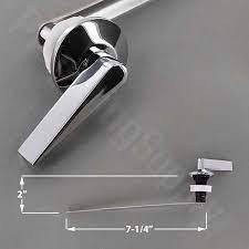 Qualihome toilet handle lever flush replacement, front mount, chrome, universal fitting. Kohler Toilet Tank Flush Levers