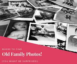 Just about every family event was documented on film, usually by more than one relative. Tips Resources To Find Old Family Photos Are You My Cousin
