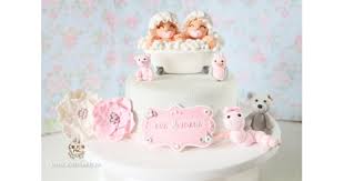 Pentru torturi de botez ai cea mai variata gama de modele. Set Figurine De Tort Pentru Gemene