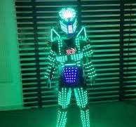 Amazon.com: Earthradius LED robot party dance costume adult ...