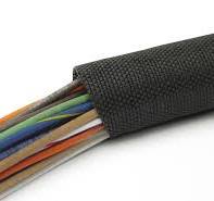 Classic style cloth braided split wiring loom