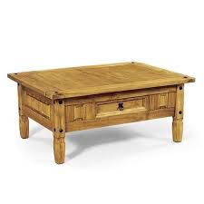 It is 40cm high, 110cm wide and 60cm deep. Corona Mexican Style Pine Coffee Table With Drawer Furniture Lighting Reception Furniture Electronika By
