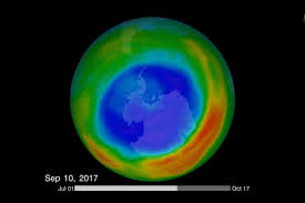 Far above earth's surface, the ozone layer helps to protect life from harmful ultraviolet radiation. Nasa Satellite Shows Direct Evidence Of Ozone Hole Recovery
