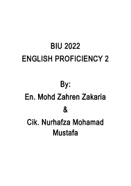 Dlpv stands for diploma lanjutan pengajar vokasional (malay: Doc Biu 2022 English Proficiency 2 Syida Adnan Academia Edu