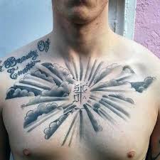 Check spelling or type a new query. 50 Cloud Chest Tattoos For Men Blue Sky Ink Design Ideas