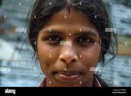 Portrait of Pilgrims, Adam's Peak, Sri Lanka Stock Photo