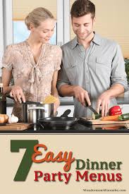 It also makes it easier to choose activities centered around the food and your theme. Easy Dinner Parties Themes And Menus