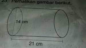 Luas permukaan tabung 21 cm. Luas Permukaan Tabung Tersebut Adalah A 3234b 2334c 1322d 1232 Brainly Co Id