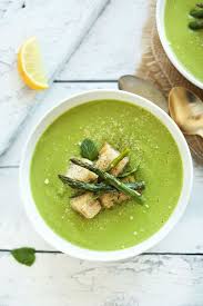Creamy Asparagus Pea Soup Minimalist Baker Recipes Recipe Asparagus Soup Creamy Asparagus Pea Soup