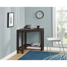 The aden corner computer desk features a glass desktop, sturdy metal legs and frame, and a side shelf for storing books, documents, and supplies. Altra Furniture Parsons Desk With Drawer Black Oak Finish 9896296com Buy Online In Montenegro At Montenegro Desertcart Com Productid 150656164