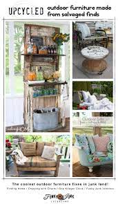 Dreaming of giving your old furniture a makeover? Upcycled Outdoor Furniture You Can Make With Just About Anything
