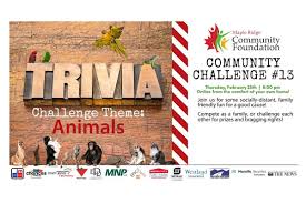 I hope you've done your brain exercises. Animals On Tap For Trivia Night Maple Ridge News